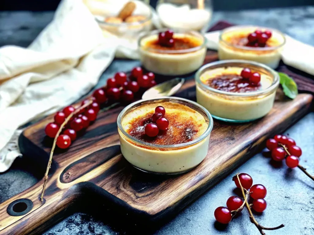 Serving Crème Brûlée