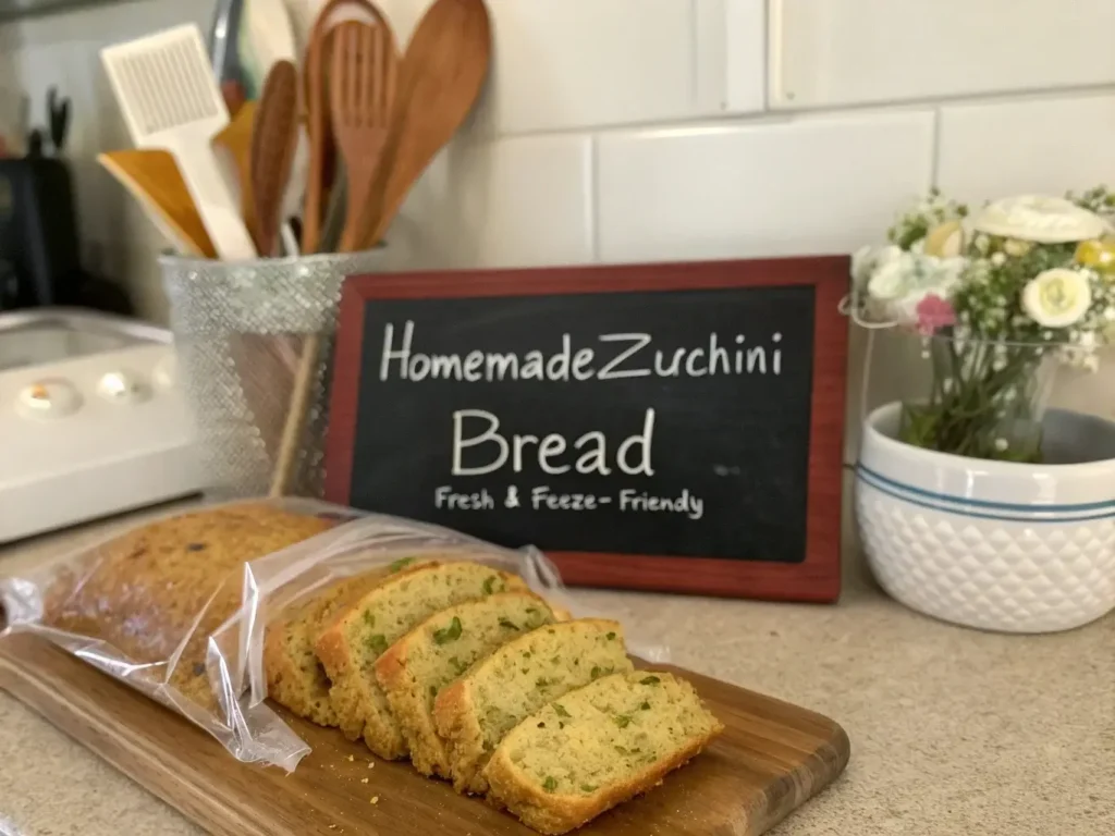 Freezing zucchini bread for long-term storage