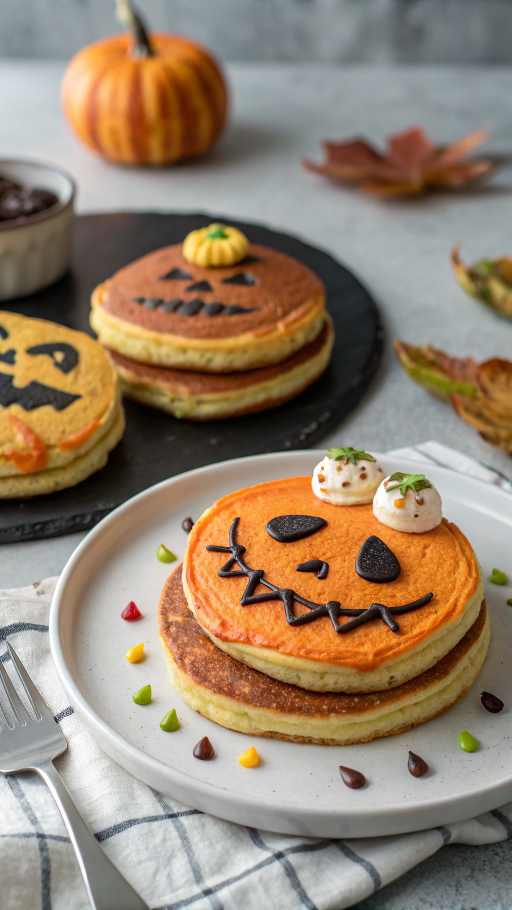 keto halloween pancakes