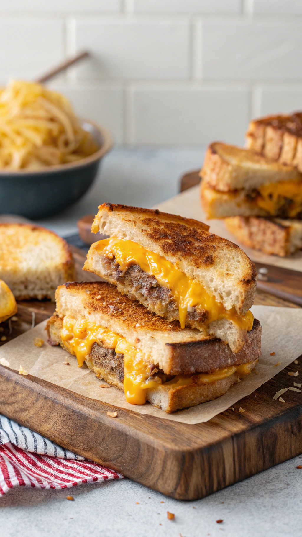 Grilled Cheese Patty Melts