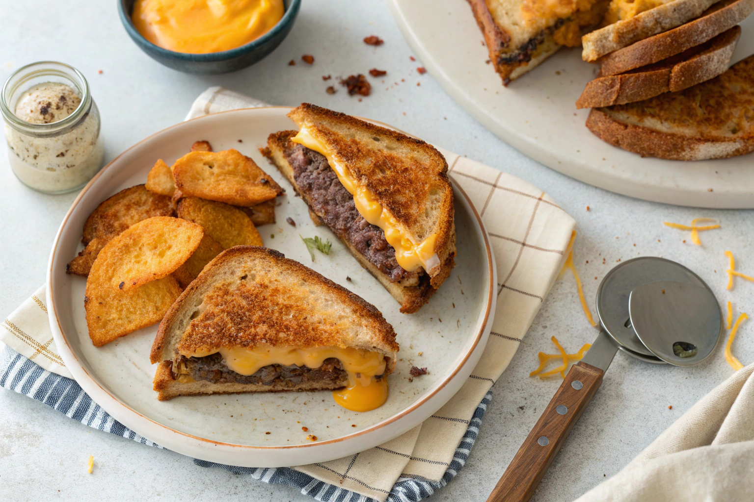 Grilled Cheese Patty Melts