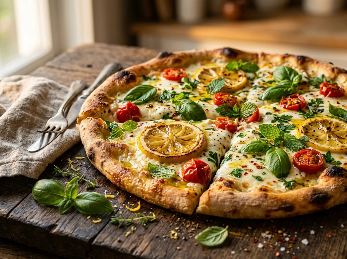 Summer Lemon Pizza recipe recipe
