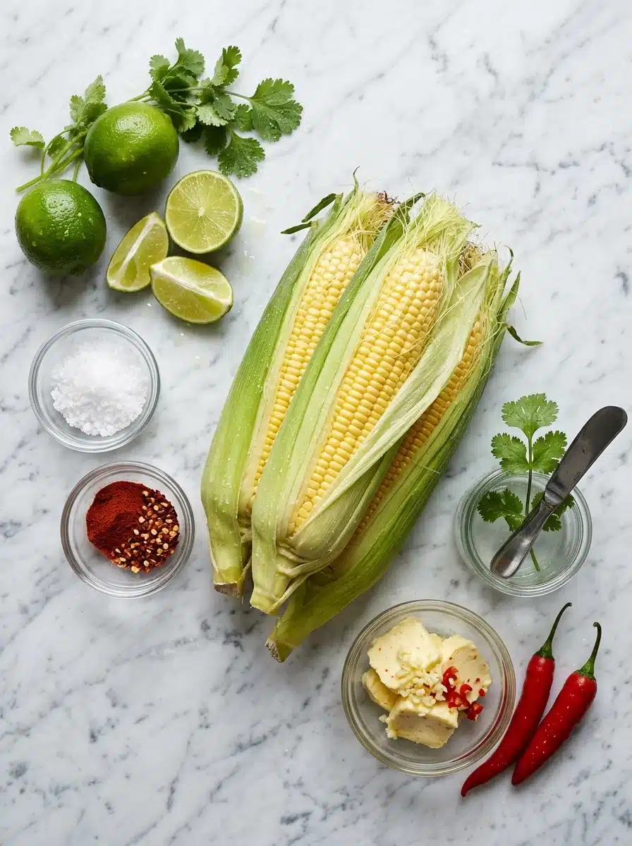 grilled corn with chili lime butter ingredients