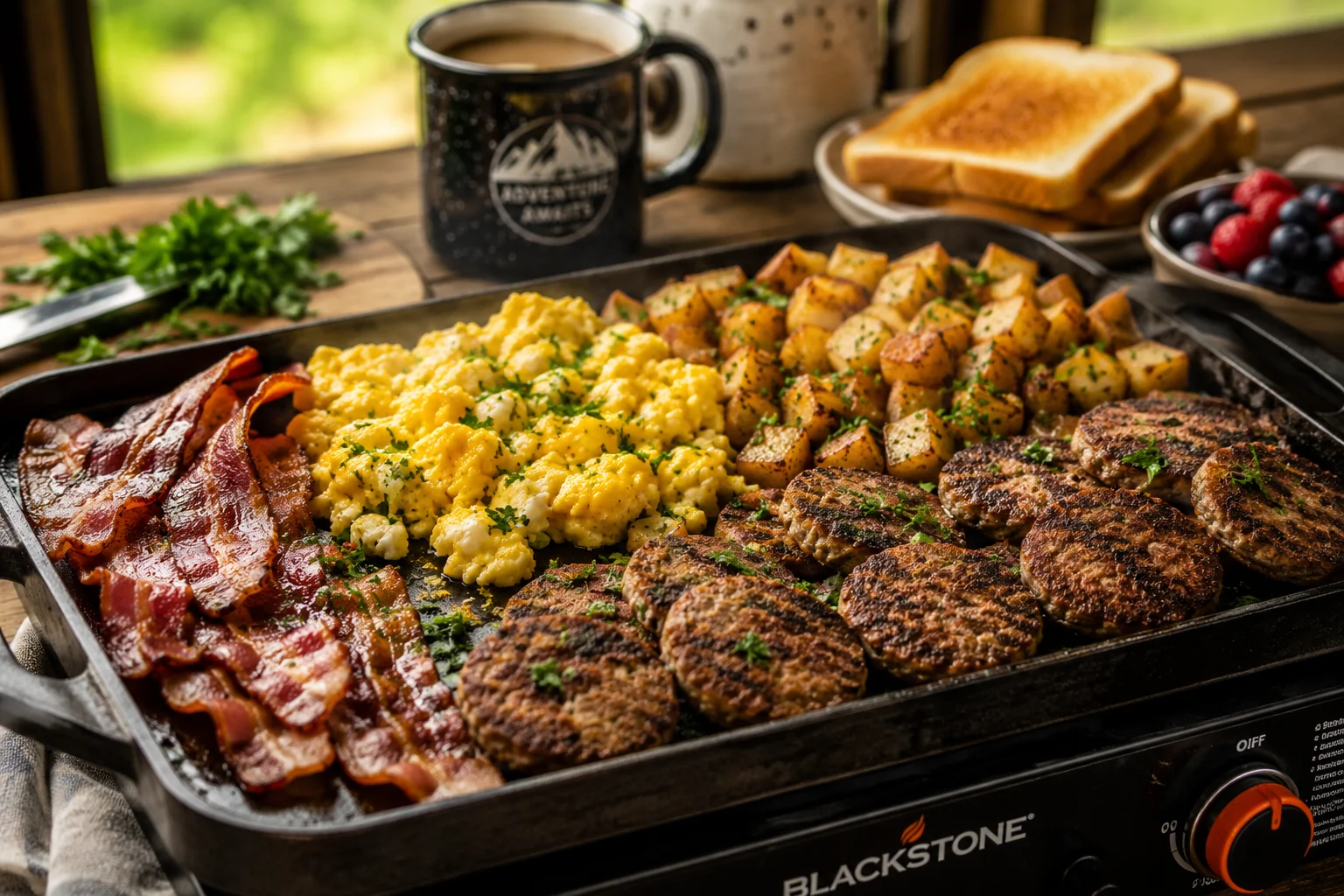 blackstone breakfast for camping recipe